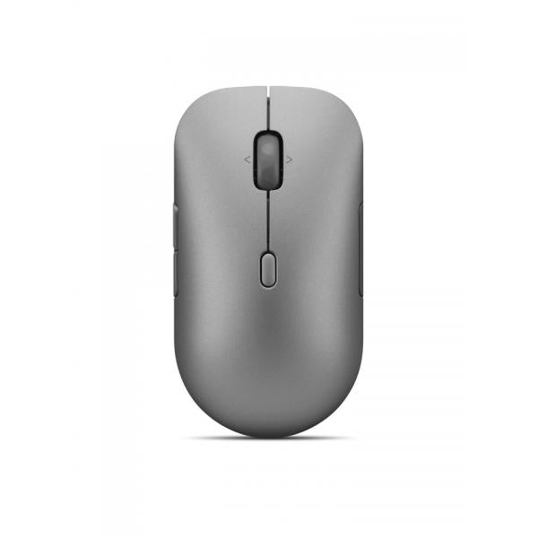 Lenovo Pro Plus 6050 mouse Ufficio Ambidestro RF senza fili + Bluetooth Ottico 2400 DPI (Lenovo Pro Plus 6050 - Mouse - multi-modalit - ottica - 6 pulsanti - senza fili - Bluetooth 5.3, 2.4 GHz - ricevitore wireless USB - grigio lunare - confezione b...