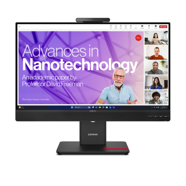 Lenovo ThinkVision T27QD-4v Monitor (Lenovo ThinkVision T27qd-4v - LED monitor - 27 - 2560 x 1440 QHD @ 120 Hz - IPS - 350 cd/m - 1500:1 - 4 ms - HDMI, 2xDisplayPort, 2xUSB-C - speakers - eclipse black)Lenovo019815743462264B8UAT1UK