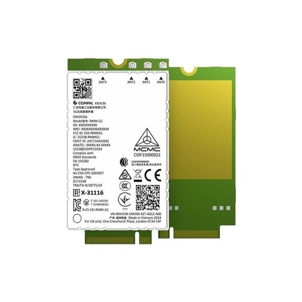 DELL DW5933E Interno WWAN 4670 Mbit/s (Dw5933E Internal Wwan 4670 - Mbit/S - Warranty: 12M)DellDELL-7N7DH