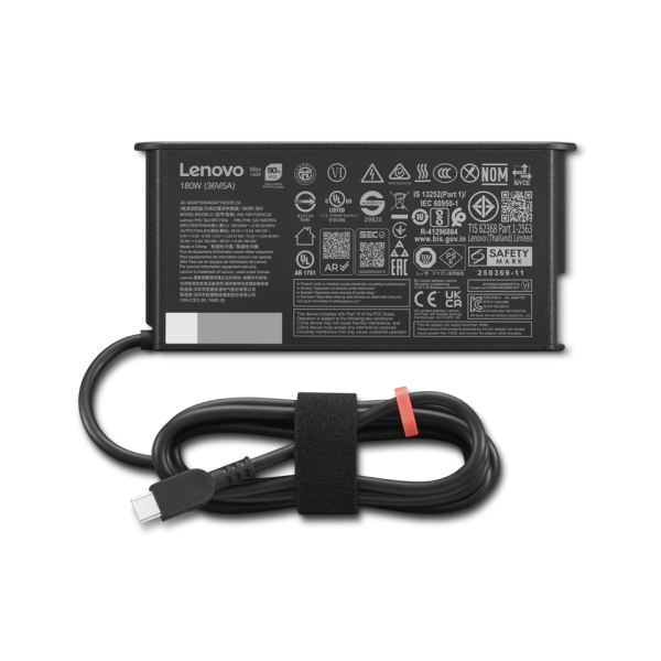 Lenovo 4X21U28835 adattatore e invertitore Interno 180 W Nero (Power Adapter/Inverter Indoor - 180 W Black - Warranty: 12M)Lenovo01958921342824X21U28835
