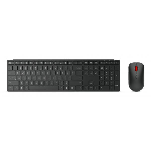 Lenovo 4X31S04814 tastiera Mouse incluso Ufficio RF senza fili + Bluetooth Tedesco Nero (LENOVO WIREL. KEYB./MOUSE 6000 - MULTI-MODE PRO COMBO - GERMAN) - Versione TedescaLenovo4X31S04824