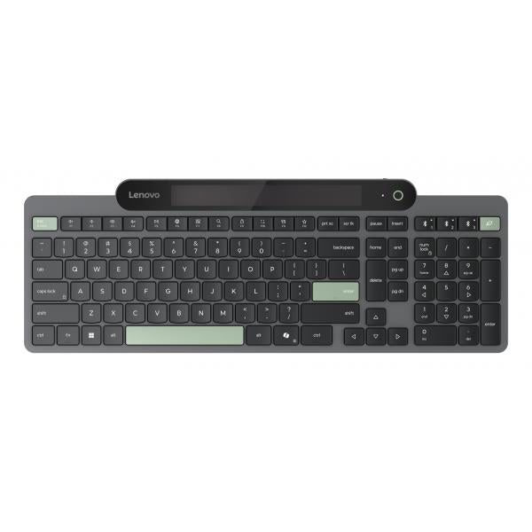 Lenovo 4Y41R69497 tastiera Casa/ufficio Bluetooth Italiano Nero, Verde (Lenovo - Tastiera - autocaricante - senza fili - Bluetooth 5.1 - QWERTY - italiana - nero - confezione brown box)Lenovo01958921179194Y41R69497