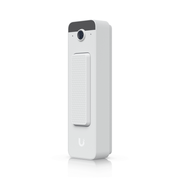 Compact PoE video doorbell - with two-way audio and - versatile mounting options, white - Warranty: 24MUbiquitiUVC-DOORBELL-LITE-W