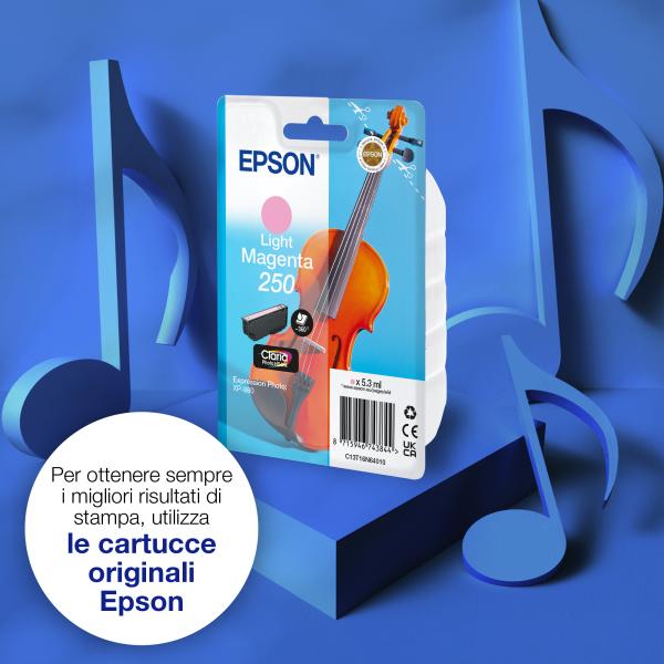Epson Inchiostro magenta chiaro Claria Photo HD 250 Violino in confezione singola (SINGLEPACK LIGHT MAGENTA 250 INK)Epson8715946743844C13T16N64010