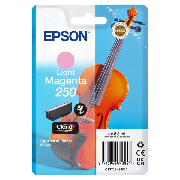 Epson Inchiostro magenta chiaro Claria Photo HD 250 Violino in confezione singola (SINGLEPACK LIGHT MAGENTA 250 INK)Epson8715946743844C13T16N64010
