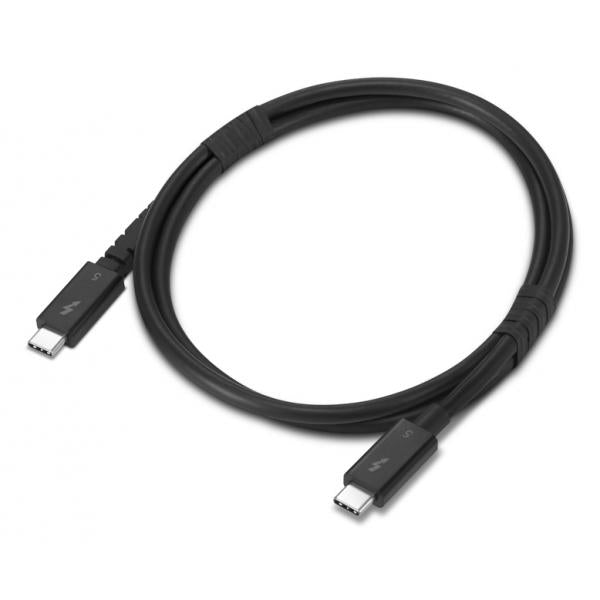 Lenovo 4X91U94411 Cavo Thunderbolt 1 m 80 Gbit/s Nero (LENOVO USB-C TO C CABLE - THUNDERBOLT 5 - 1M)Lenovo4X91U94411
