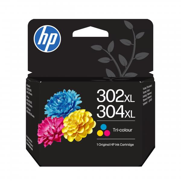 HP Cartuccia di inchiostro in tricromia originale 302X/304XL (HP 302XL/304XL TRI-COLOR INK CARTRIDGE 300 PAGE YIELD)HpB7RT8AE
