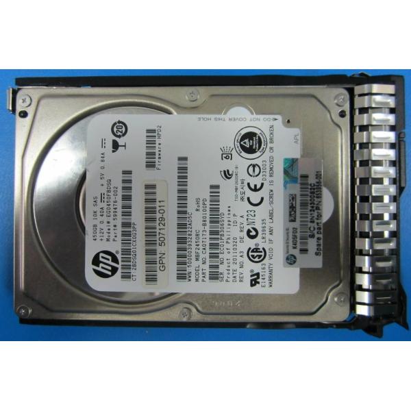 HPE 450GB hot-plug dual-port SAS HDD disco rigido interno 10000 Giri/min 2.5 (450Gb 6G SAS HDD 10K 2.5in SC - 450GB hot-plug dual-port SAS - HDD, 2.5, 450 GB, 10000 RPM - Warranty: 36M)Hpe653956-001