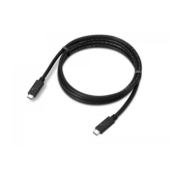 Lenovo 4X91U92143 cavo USB USB4 Gen 2x2 1,5 m USB C 20 Gbit/s Nero (LENOVO USB C TO USB C - 20GBPS CABLE 1.5M)Lenovo4X91U92143