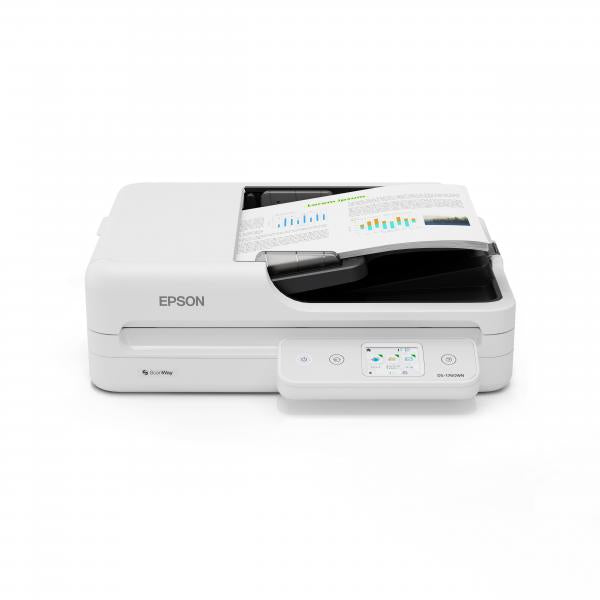 Epson WorkForce DS-1760WN Scanner a piano e ADF 1200 x 1200 DPI A4 Nero, Bianco (WORKFORCE DS-1760WN)EpsonB11B274401BY