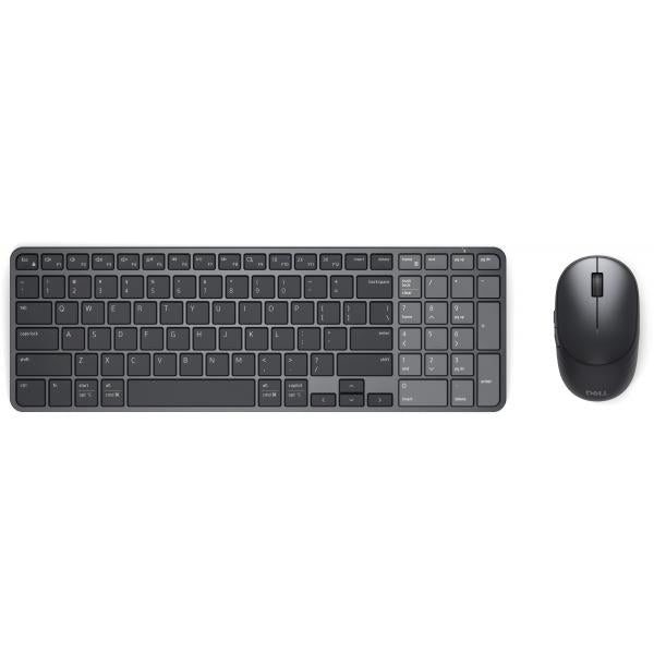 DELL Pro 7 KM746 tastiera Mouse incluso Universale RF senza fili + Bluetooth QWERTY Italiano Grafite (Dell Pro 7 KM746 - Set mouse e tastiera - ricaricabile - compact - senza fili - 2.4 GHz, Bluetooth - QWERTY - italiana - nero - con 3 years NBD Adva...