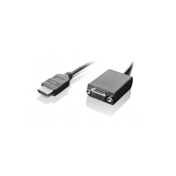 Lenovo HDMI / VGA 0,2 m Nero (LENOVO HDMI TO VGA MONITOR ADAPTER)Lenovo0B47069