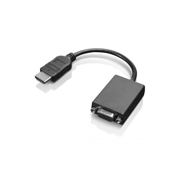 Lenovo HDMI / VGA 0,2 m Nero (LENOVO HDMI TO VGA MONITOR ADAPTER)Lenovo0B47069