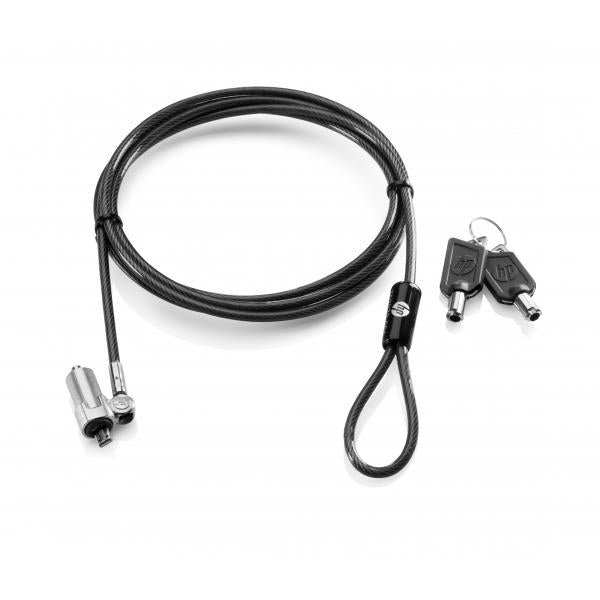 HP Ultraslim Keyed Cable Lock cavo di sicurezza Nero 1,8 m (Ultraslim Keyed Cable - **New Retail** - Lock 1,8M - Warranty: 12M)HpH4D73AA