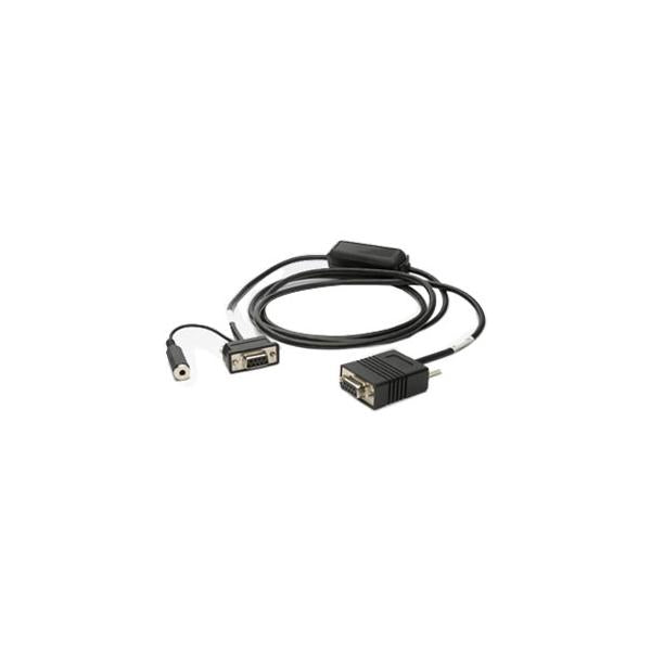 Motorola 25-13228-03R cavo seriale Nero 1,8 m DB9 (FM CBL ASSY 9PIN F TRIG - BEEP 6FT STR)Zebra25-13228-03R