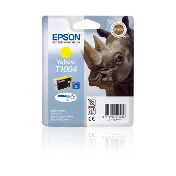 Epson Rhino Cartuccia Giallo (EPSON T1004 YELLOW INK CARTRIDGE)EpsonC13T10044010
