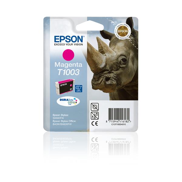 Epson Rhino Cartuccia Magenta (EPSON T1003 MAGENTA INK CARTRIDGE)EpsonC13T10034010