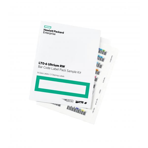 HPE LTO-6 Ultrium RW Bar Code Label Pack (BAR CODE LABEL PACK LTO6 - ULTRIUM RW)HpeQ2013A