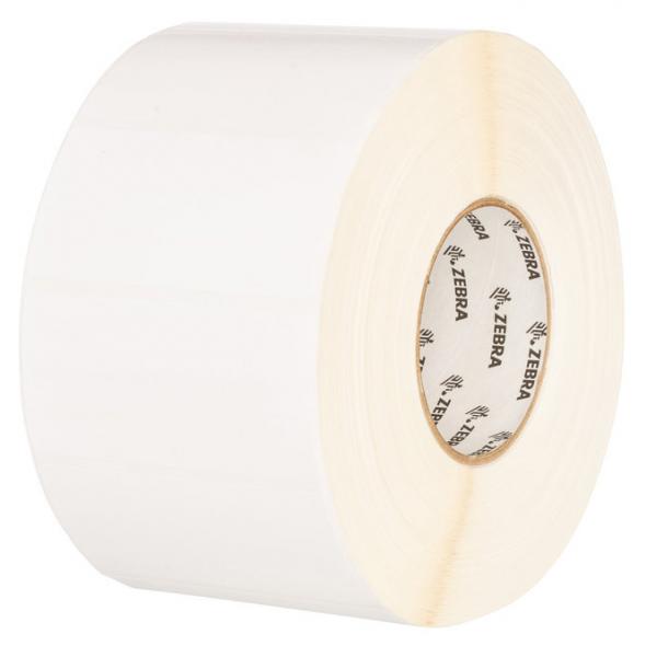 Zebra PolyPro 4000D Bianco Etichetta per stampante autoadesiva (POLYPRO 4000D DT COAT PERM ADH - 50.8X50.8MM 19MM CORE BOX OF 20)Zebra3006404-T