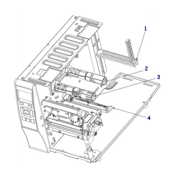 Zebra P1037974-027 kit per stampante (MEDIA HANGER ZT111 ZT231 - .)ZebraP1037974-027
