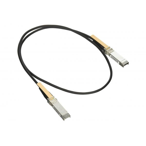 Cisco 10GBASE-CU SFP+ Cable 1 Meter cavo InfiniBand e in fibra ottica 1 m SFP+ Nero (10GBASE-CU SFP - W/ CABLE 1 MIN CATX IN)CiscoSFP-H10GB-CU1M=