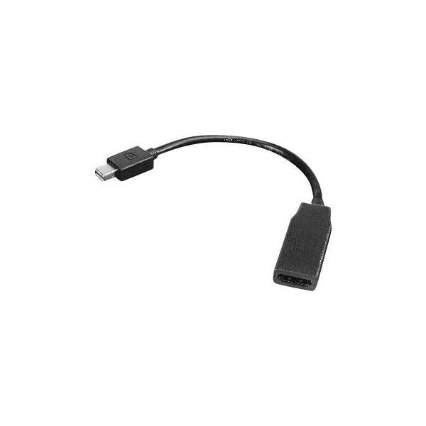 Lenovo 0B47089 cavo e adattatore video 0,2 m Mini DisplayPort HDMI Nero (Mini-DisplayPort to HDMI - **New Retail** - Adapter - Warranty: 12M)Lenovo0B47089