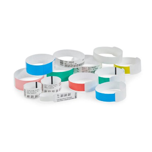 Zebra Z-Band UltraSoft Wristband Bianco (HC WHRISTBAND Z-BAND ULTRASOFT - 25.4X279 4MM 6 ROLLS/BOX)Zebra10018856