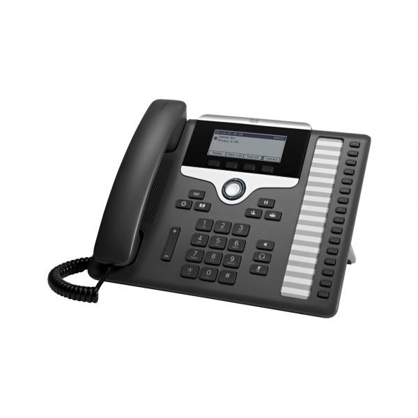 Cisco 7861 telefono IP Nero, Argento 16 linee LCD (Cisco IP Phone 7861 - VoIP phone - SIP, SRTP - 16 lines) - Versione UKCiscoCP-7861-K9=