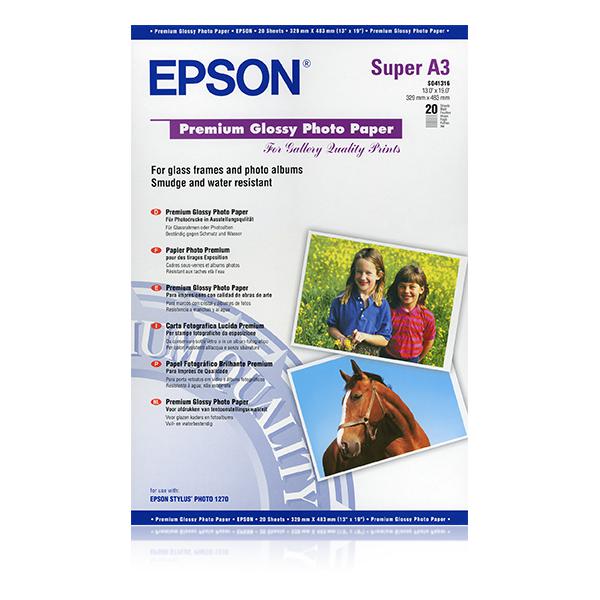 Epson Carta Fotografica Lucida Premium (Epson Premium - fotopapir - skinnende)EpsonC13S041316