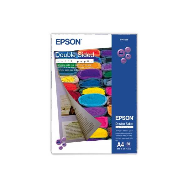 Epson Double-Sided Matte Paper - A4 - 50 Fogli (DOUBLE SIDED MATTE PAPER A4 50SH)EpsonC13S041569