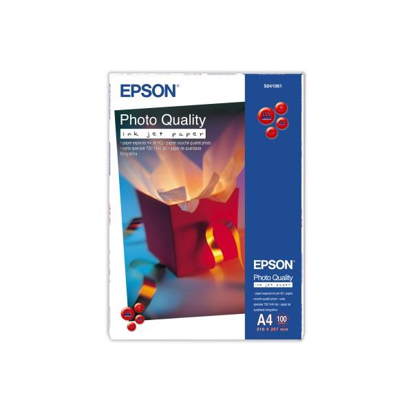Epson Photo Quality Inkjet Paper - A4 - 100 Fogli (PHOTO QUALITY INK JET PAPER A4)EpsonC13S041061