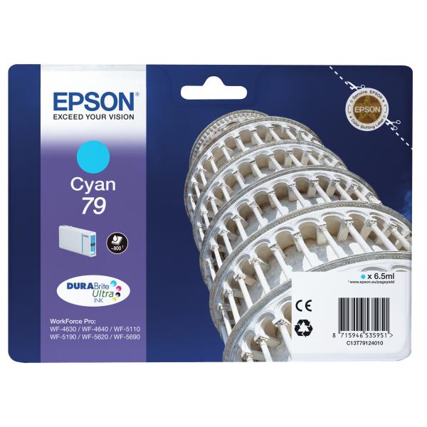 Epson Tower of Pisa Tanica Ciano (EPSON 79 CYAN INK PISA CYAN INK)EpsonC13T79124010