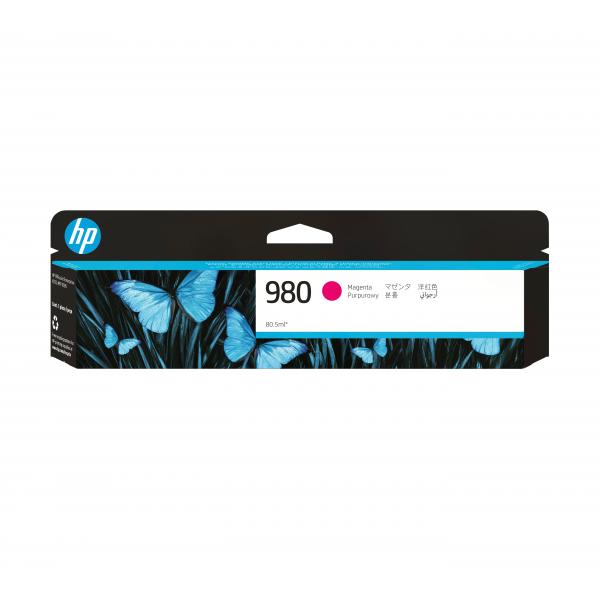 HP Cartuccia originale inchiostro magenta 980 (HP 980A MAGENTA CARTRIDGE ENTERPRISE SFP X555/MFP X585)HpD8J08A