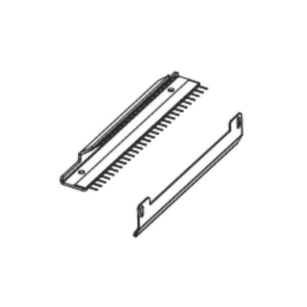 Zebra P1046696-043 parte di ricambio per la stampa (Kit Ribbon Strip Plate and - Static Brush ZE500-4 RH & LH - P1046696-043)ZebraP1046696-043
