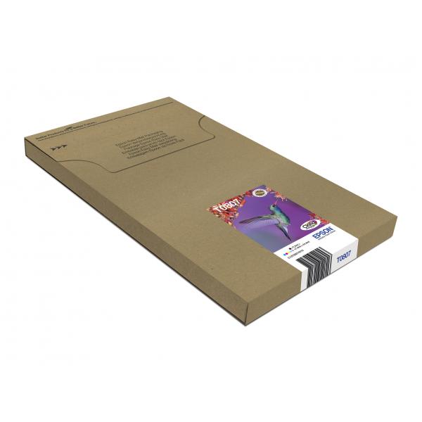 Epson Hummingbird Multipack 6 colori T0807 Claria Photographic Ink in confezione EasyMail Packaging (EPSON T0807 MULTIPACK EASY ML STYLUS PHOTO R265 EASYMAIL)EpsonC13T08074510