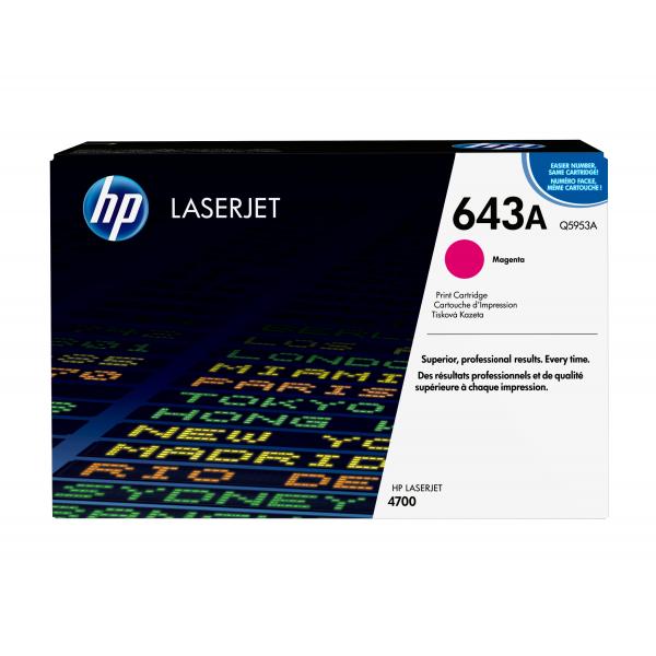 HP Cartuccia Toner originale magenta LaserJet 643A (Toner HP 643A / Q5953A Magenta)HpQ5953A