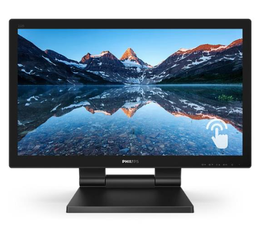 PHILIPS MONITOR TOUCH 222B9T 21.5IN 54.61CM TN 1920X1080 1MS 16:9 300CD M2 HDMI