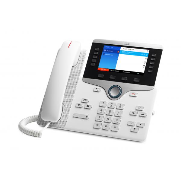 Cisco 8841 telefono IP Nero, Argento (Cisco IP Phone 8841 - VoIP phone - SIP, RTCP, RTP, SRTP, SDP - 5 lines) - Versione UKCiscoCP-8841-K9=