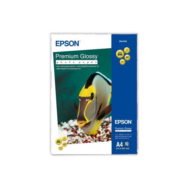Epson Premium Glossy Photo Paper - A4 - 50 Fogli (PREMIUM GLOSSY PHOTO PAPER A4)EpsonC13S041624