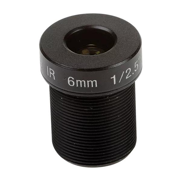 Axis 5504-961 obiettivo per fotocamera Telecamera IP Obiettivo ampio Nero (AXIS ACC LENS M12 6MM F1.6 - 10 PCS)Axis5504-961