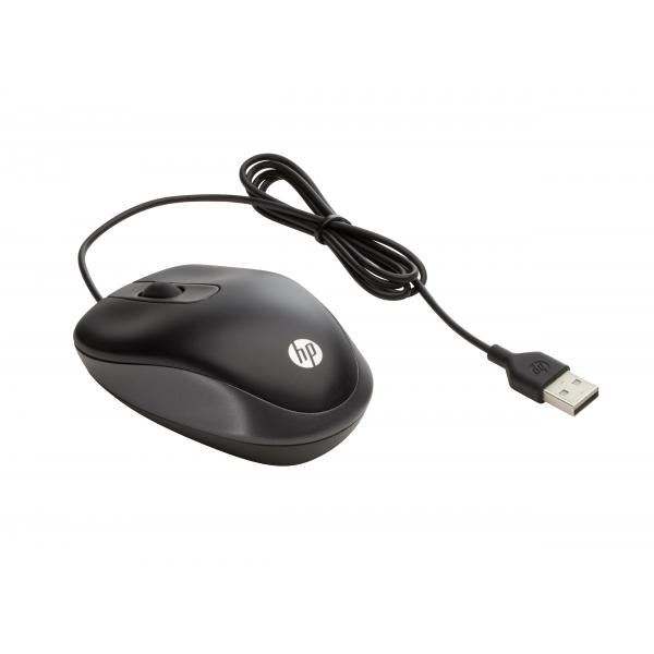 HP Mouse USB da viaggio (HP Travel - Mouse - ottica - 3 pulsanti - cablato - USB)HpG1K28AA#ABB