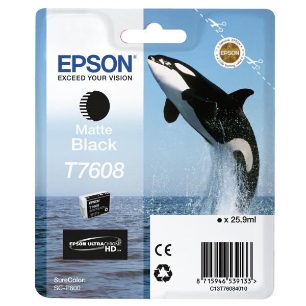 Epson Nero Matte T7608 (T7608 MATTE BLACK)EpsonC13T76084010