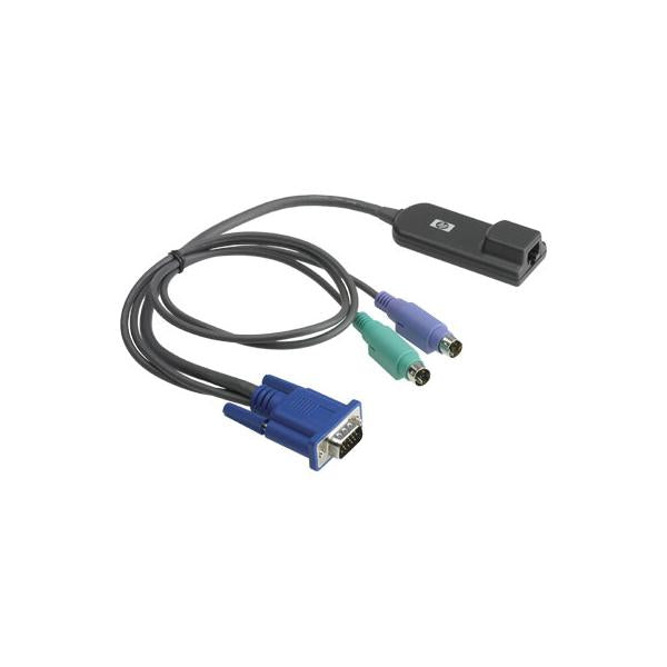 HPE AF629A cavo per tastiera, video e mouse Nero, Blu (HPE USB 2.0 Virtual Media CAC Interfac)HpAF629A