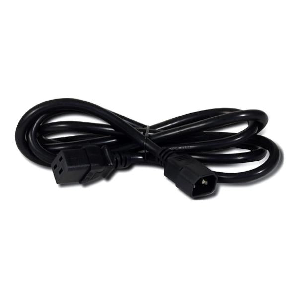 APC C19/C14 2m Nero 1,98 m IEC C14 Accoppiatore C19 (Pwr Cord, 10A, 100-230V, C14 to C19)ApcAP9878