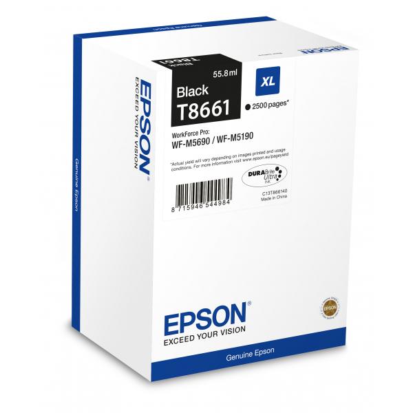 Epson Tanica Nero (Epson T8661 - sort - original - bl?kre)EpsonC13T866140