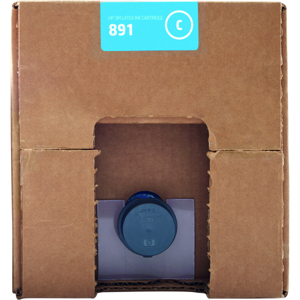HP Cartuccia di inchiostro Latex ciano 3M 891 da 10 litri (No891 Latex-bl?kpatron cyan, 10-ltr)HpG0Y72A