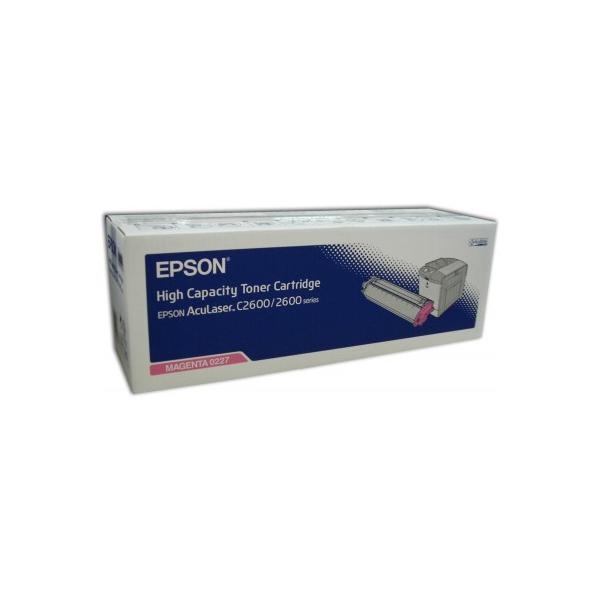 Epson Toner Magenta (EPSON C2600 MAGENTA TONER *EOL ACULASER C2600 MAGENTA TONER)EpsonC13S050227