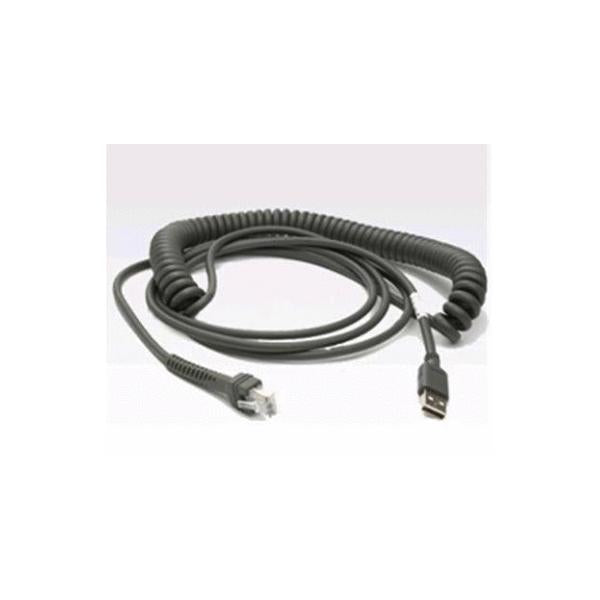 Zebra CBA-U43-S07ZAR lettero codici a barre e accessori (SHIELDED USB CABLE 2.8M STRGHT - 12V POWER PLUS CONNECTOR)ZebraCBA-U43-S07ZAR