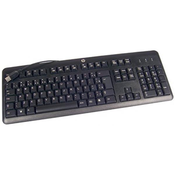 HP 672647-L33 tastiera Ufficio USB QWERTY US International Nero (EU INT, Usb Kb Me 672647-L33, - Standard, Wired, 672647-L33, - Standard, Wired, USB, Membrane, QWERTY, Black - Warranty: 6M)Hp5711783252641672647-L33
