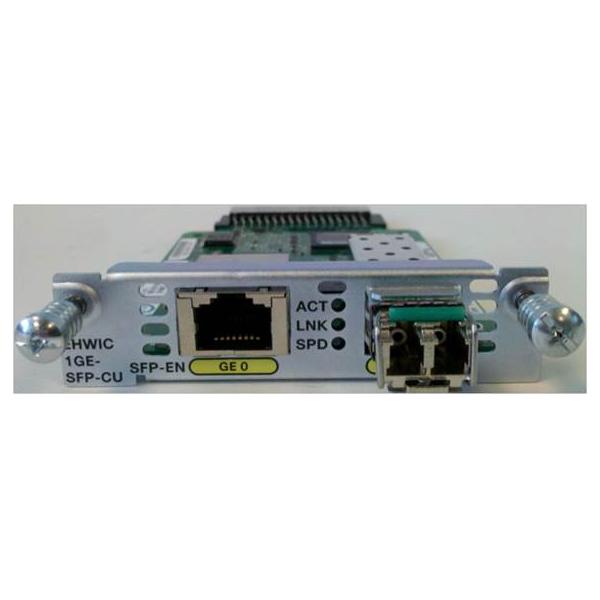 Cisco NIM-1GE-CU-SFP= modulo del commutatore di rete Gigabit Ethernet (1-PORT GE WAN NIM DUAL-MODE - RJ45 SFP)Cisco0882658710957NIM-1GE-CU-SFP=